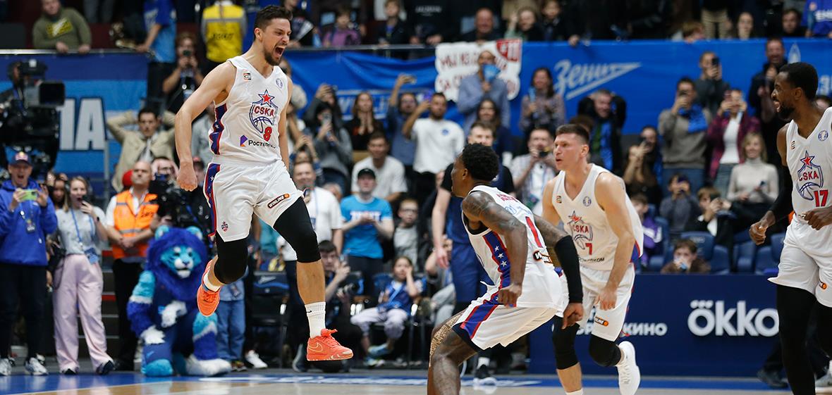 Астапкович принес ЦСКА победу в Санкт-Петербурге трехочковым на последней секунде!